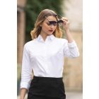 NeoBlu hosszú ujjú női ing Blaise Micro-Twill 115 fehér