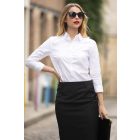 NeoBlu hosszú ujjú női ing Blaise Micro-Twill 115 fehér