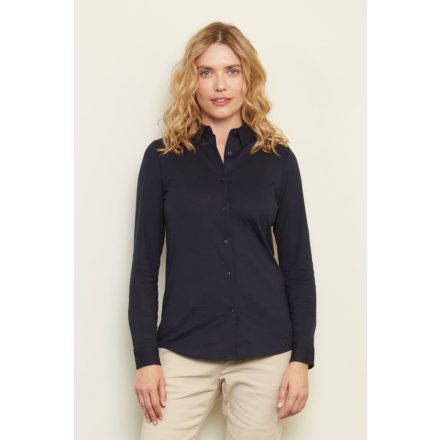 NeoBlu hosszú ujjú női ing Balthazar 120 éjkék