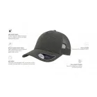 Atlantis baseball sapka Rapper Jersey 5P melírozott sötétszürke