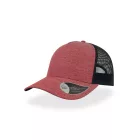 Atlantis baseball sapka Melange 5P piros-fekete
