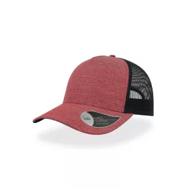 Atlantis baseball sapka Melange 5P piros-fekete