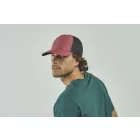 Atlantis baseball sapka Melange 5P piros-fekete