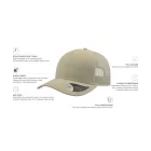 Atlantis baseball sapka Rapper Suede 5P bézs