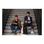 Atlantis baseball sapka Rapper Suede 5P fekete