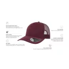 Atlantis baseball sapka Rapper Suede 5P burgundy