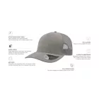 Atlantis baseball sapka Rapper Suede 5P szürke