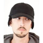 Atlantis polár baseball sapka Snow Flap Stopper 6P fekete