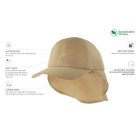 Atlantis gyerek baseball sapka Nomad-S 6P khaki