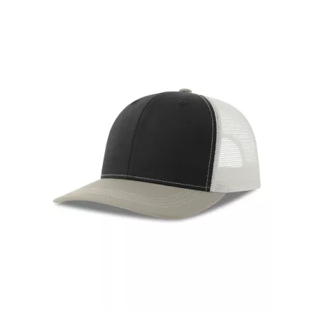 Atlantis baseball sapka Sonic-S 6P fekete-szürke melanzs-fehér