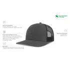 Atlantis baseball sapka Sonic-S 6P sötétszürke-fluo-fukszia