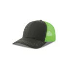 Atlantis baseball sapka Sonic-S 6P sötétszürke-fluo-zöld