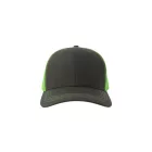 Atlantis baseball sapka Sonic-S 6P sötétszürke-fluo-zöld