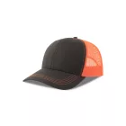 Atlantis baseball sapka Sonic-S 6P sötétszürke-fluo-narancs