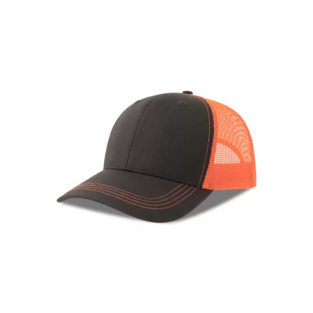 Atlantis baseball sapka Sonic-S 6P sötétszürke-fluo-narancs