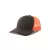 Atlantis baseball sapka Sonic-S 6P sötétszürke-fluo-narancs