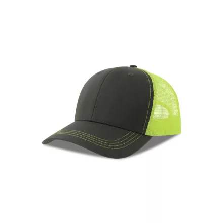 Atlantis baseball sapka Sonic-S 6P sötétszürke-fluo-sárga