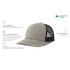 Atlantis baseball sapka Sonic-S 6P szürke-fekete