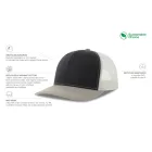 Atlantis baseball sapka Sonic-S 6P tengerkék-szürke melanzs-fehér