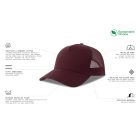 Atlantis baseball sapka Rapper Cotton-S 5P burgundi-burgundi