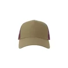 Atlantis baseball sapka Rapper Cotton-S 5P khaki-burgundi