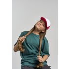 Atlantis gyerek baseball sapka Kid Rapper-S 5P fehér-piros