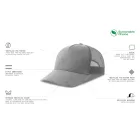 Atlantis baseball sapka Rapper Suede-S 5P szürke