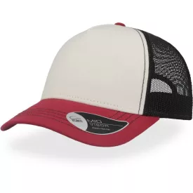   Atlantis baseball sapka Rapper Canvas 5P fehér-burgundy-fekete
