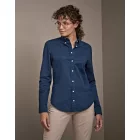 Tee Jays hosszú ujjú női blúz Denim Twill 166 indigó