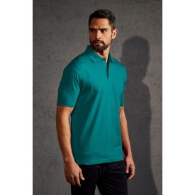Promodoro galléros póló Workwear Jersey 180 jade