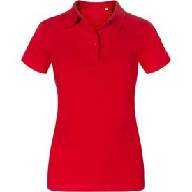 Promodoro női galléros póló Workwear Jersey 180 piros