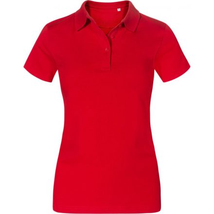 Promodoro női galléros póló Workwear Jersey 180 piros