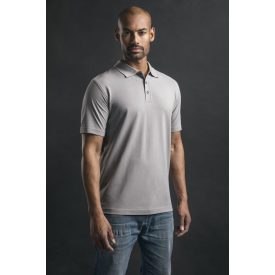 Promodoro galléros póló EXCD 220 világos szürke