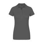 Promodoro női galléros póló EXCD 220 acélszürke