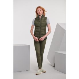 Russell női mellény Nano sötét oliva