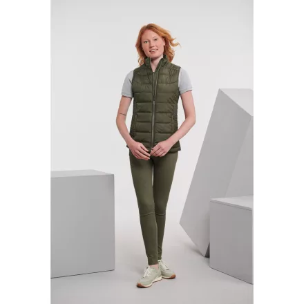 Russell női mellény Nano sötét oliva