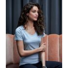 Tee Jays női póló Stretch Tee 195 világoskék