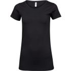 Tee Jays női póló Stretch 175 fekete