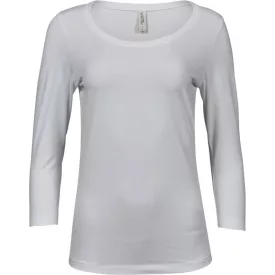 Tee Jays Ladies 3/4 Sleeve Stretch Tee