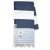 The One Towelling Hamam Marine Towel 