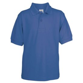 B&C galléros gyerek póló Safran 180 királykék