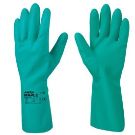 4WRK vegyszerálló nitril kesztyű Maple zöld
