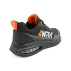 4WRK munkavédelmi cipő Navi SB SR fekete-szürke