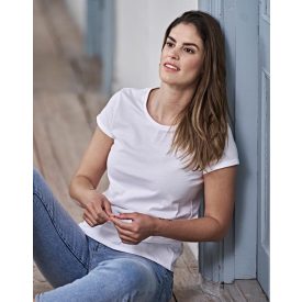 Tee Jays női póló Roll-Up 160 fehér