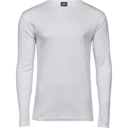 Tee Jays hosszú ujjú póló LS Interlock 220 fehér