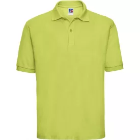 Russell galléros póló Blended Fabric 215 lime M