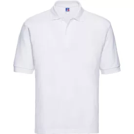 Russell galléros póló Blended Fabric 215 fehér