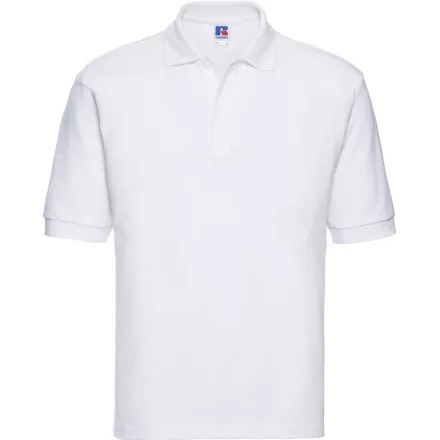 Russell galléros póló Blended Fabric 215 fehér