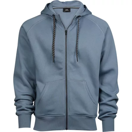 Tee Jays pulóver Hooded Zip Sweat 310 acélszürke