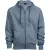 Tee Jays pulóver Hooded Zip Sweat 310 acélszürke